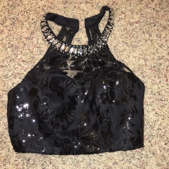 Two-Piece Prom Dress - Picture 3 of 8